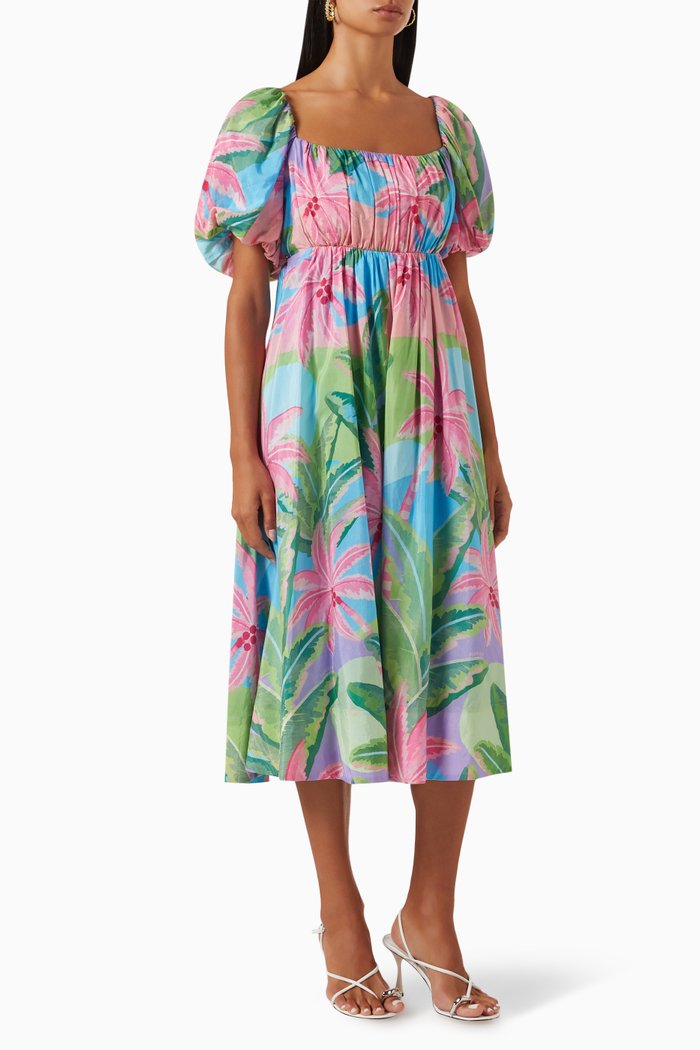 

Beach Vibe Mini Dress in Cotton-blend, Multicolour