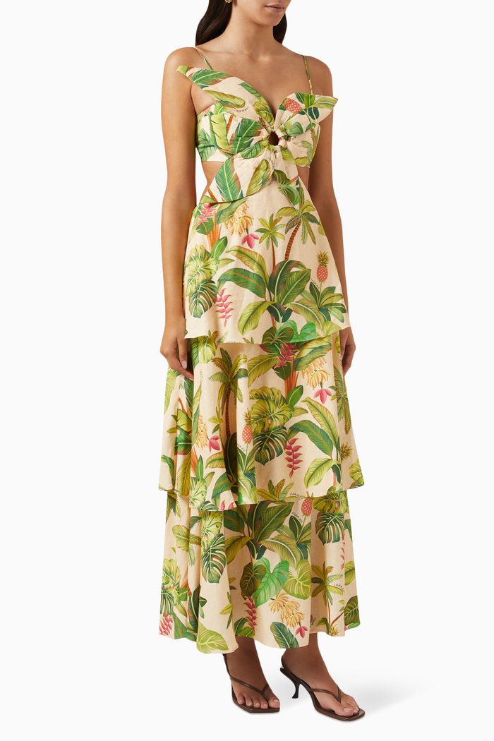 

Fruit Forest Maxi Dress, Multicolour