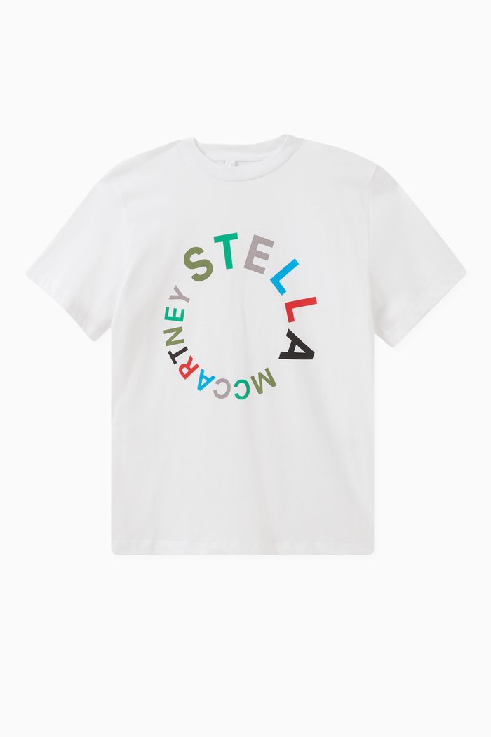 Graphic T-shirt in Cotton, White