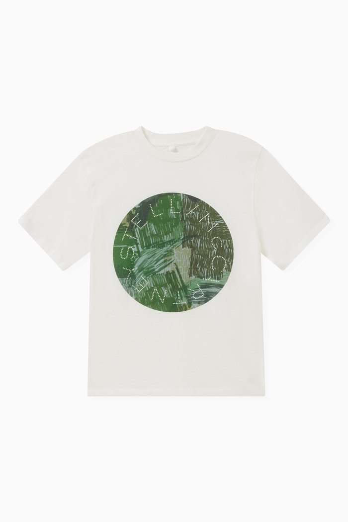 

Graphic Logo T-shirt in Cotton, White