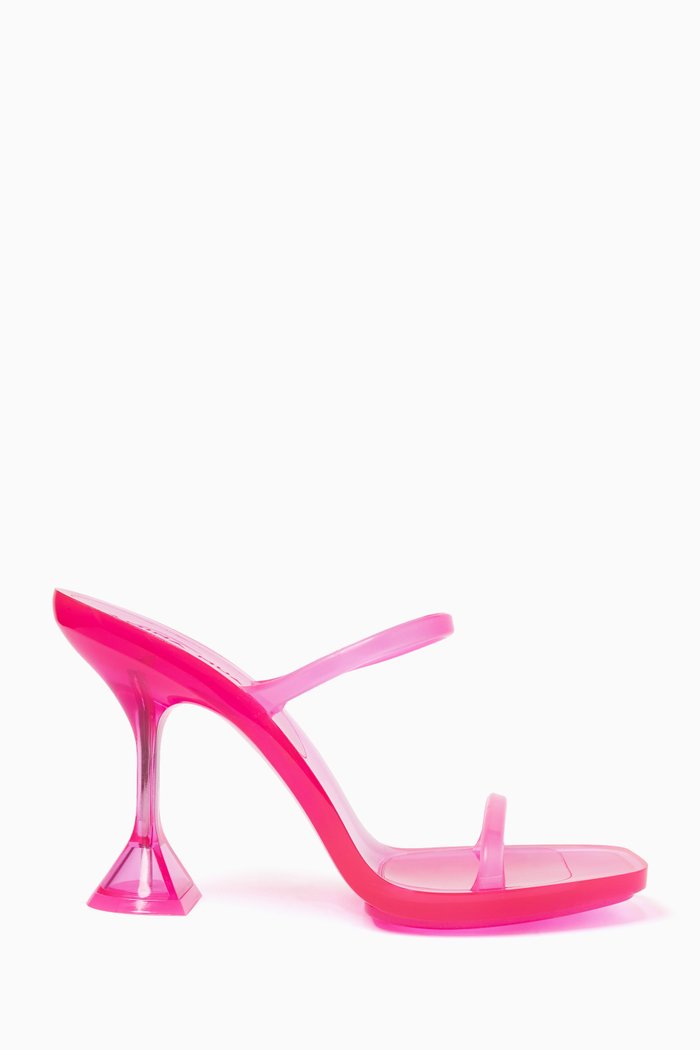 

95 Brito Slipper Sandals in Plexiglass, Pink
