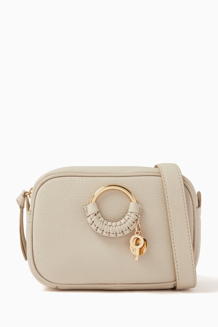 

Hana Camera Bag in Grained Goatskin, Neutral