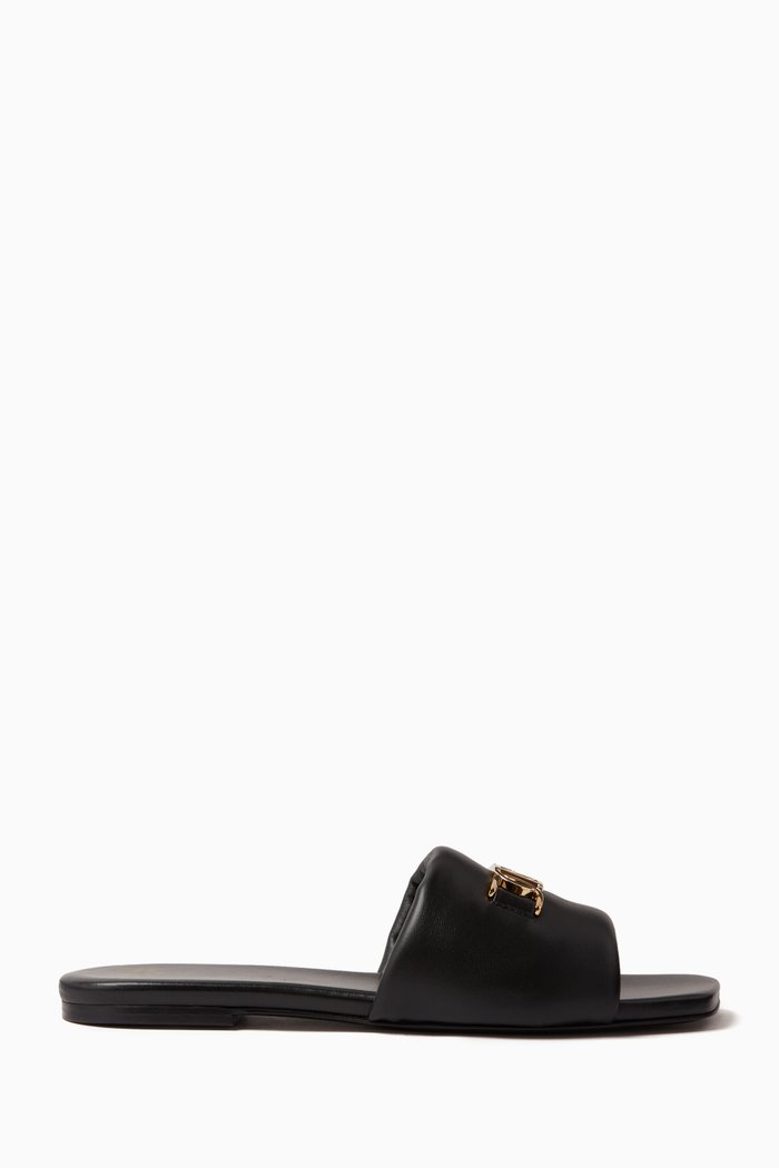 

Mode Travia Sandals in Leather, Black