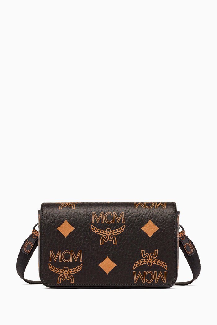 

Mini Aren Printed Bag in Maxi Visetos, Black