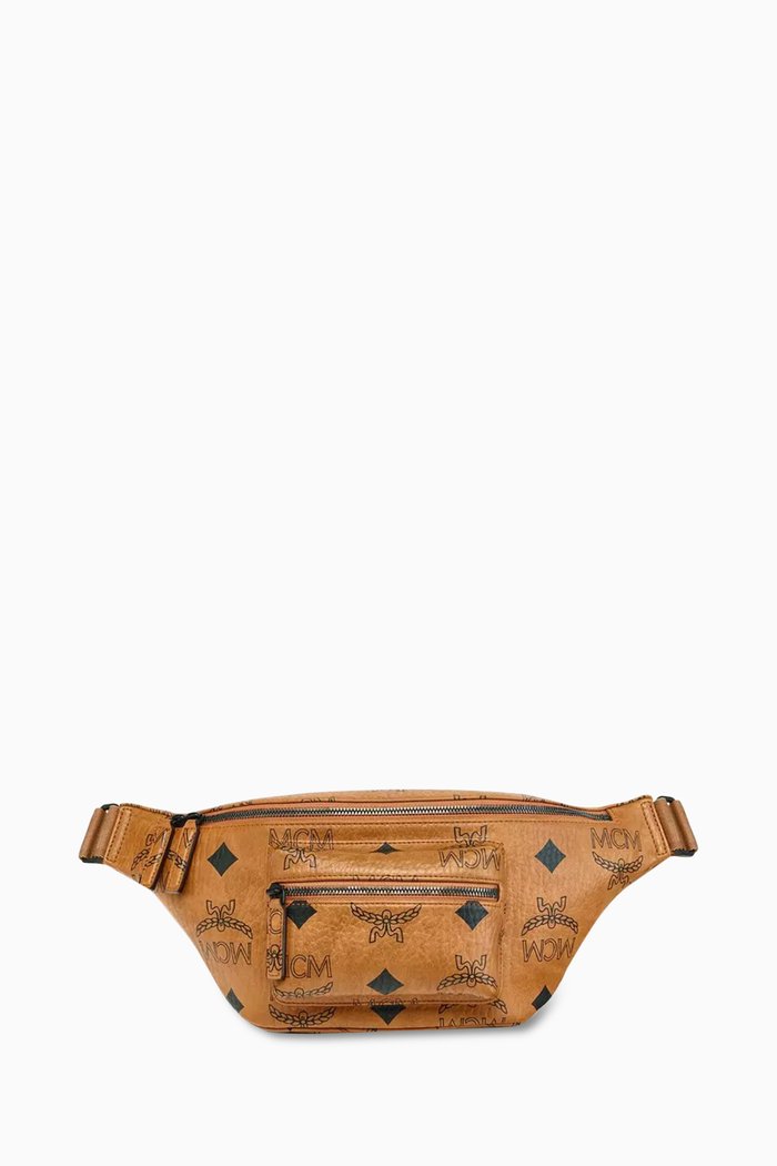 

Medium Fursten Belt Bag in Maxi Visetos Canvas, Brown