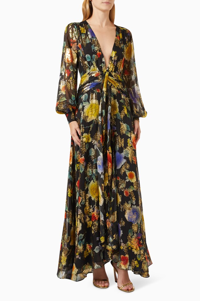 

Meera Gown in Silk, Black