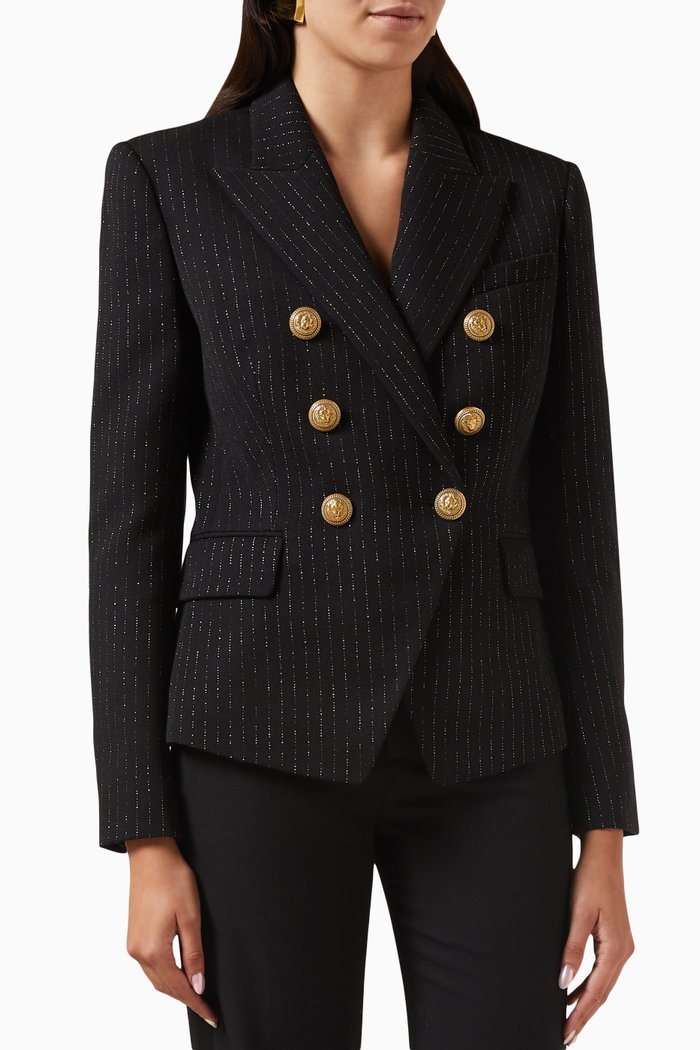 

Classic Jacket in Wool-blend, Black