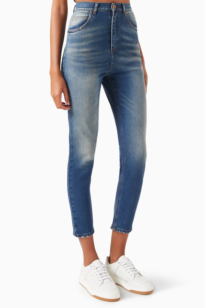 

Slim-fit Jeans in Denim, Blue