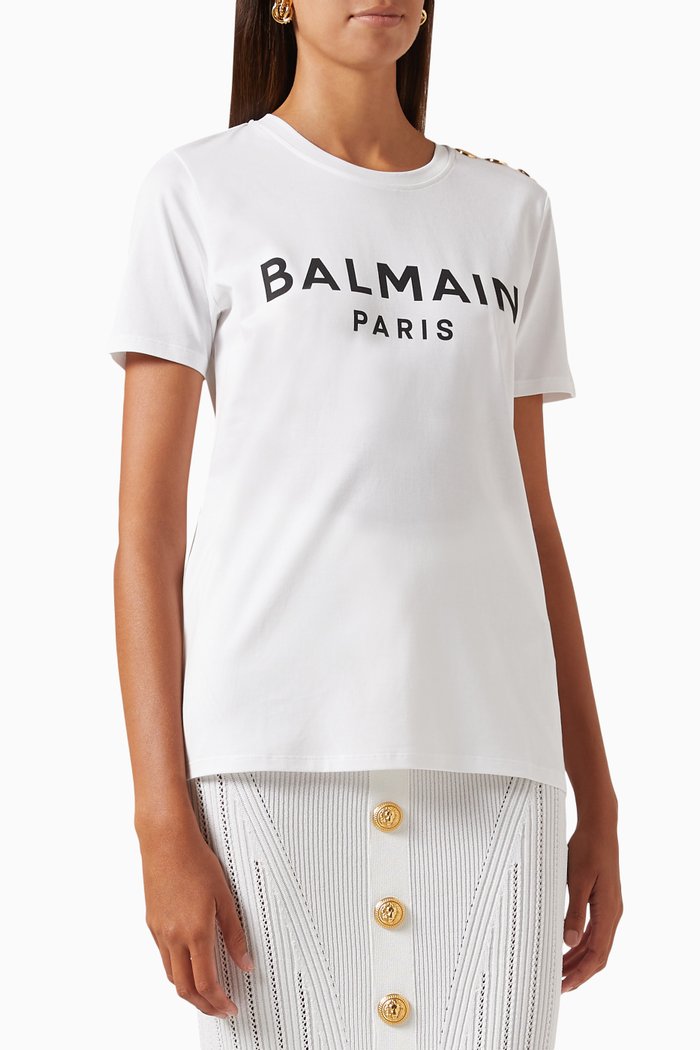 

Button Logo T-shirt in Jersey, Multicolour