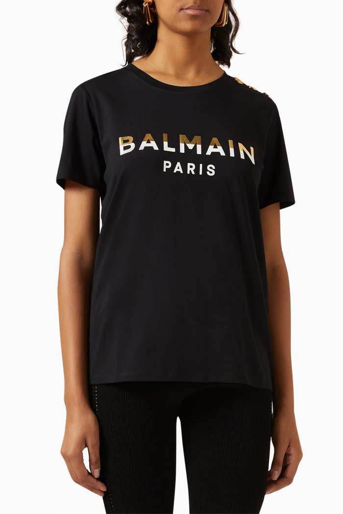 

Logo-print T-shirt in Organic Cotton-jersey, Multicolour