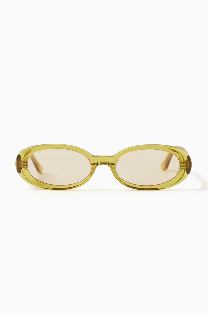 Khari Sunglasses in Recycled Metal, Neutral