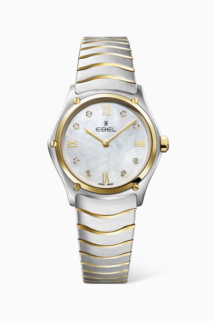 Sport Classic Stainless Steel Watch, 29mm, Silver