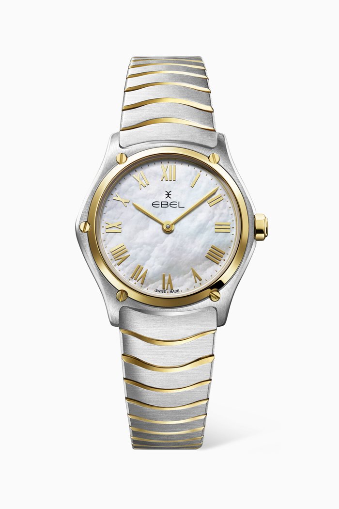 Sport Classic Stainless Steel Watch, 29mm, Silver