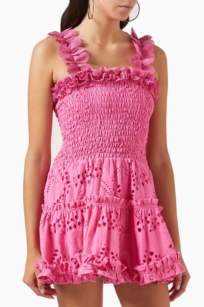

Pamela Mini Dress in Cotton, Pink
