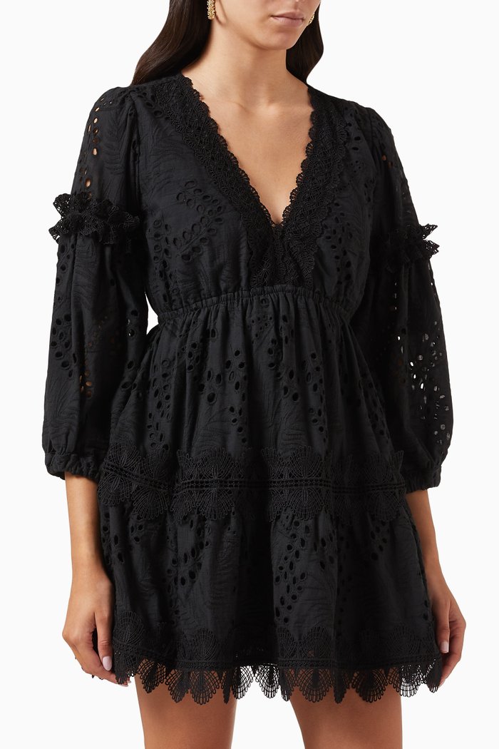 

Connie Dress in Cotton, Black