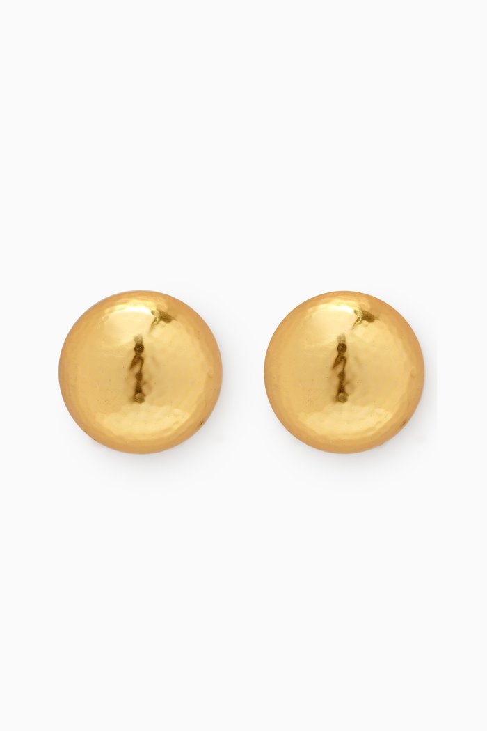 

Bria Clip Earrings in 24kt Gold-plated Brass