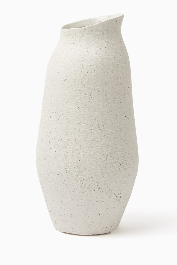

Small Ceramic Vase, White