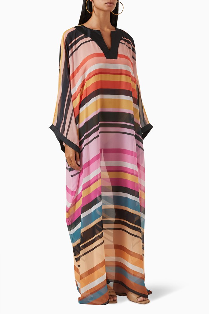 

Layla Rainbow Kaftan, Multicolour