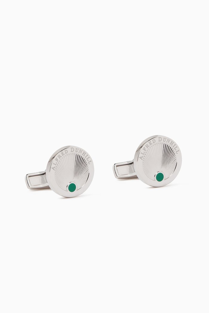 

Sunburst Logo Cufflinks in Sterling Silver