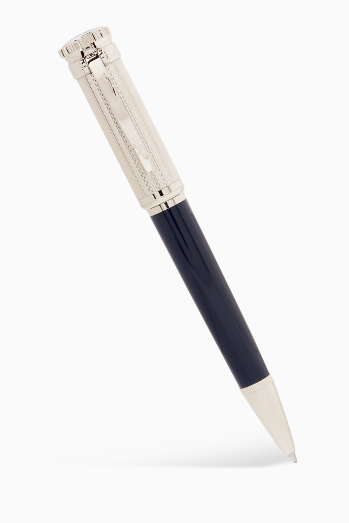 

Sentryman Barley Ballpoint Pen in Resin, Blue