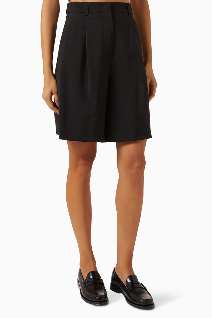 

Belbo Shorts in Wool-blend, Black