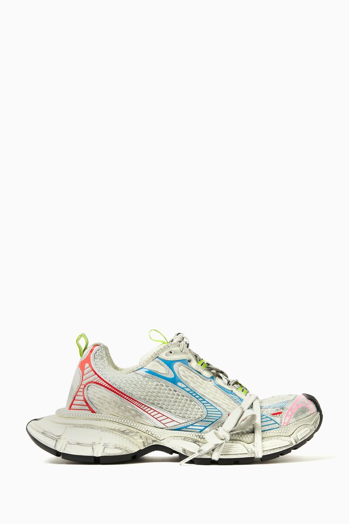 

3XL Sneakers in Mesh & PU, White