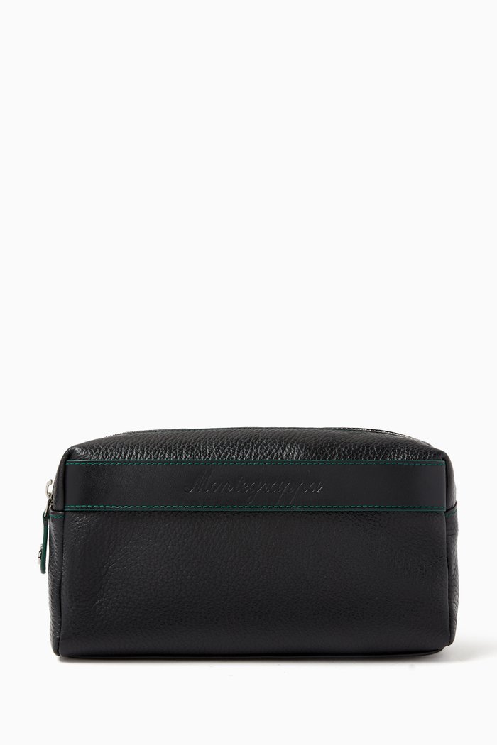 

Clutch Bag in Leather, Green