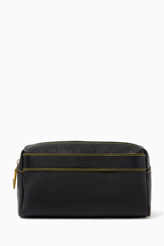 

Clutch Bag in Leather, Yellow