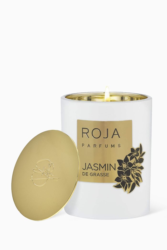 

Roja Jasmin De Grasse Candle 300g, Colourless