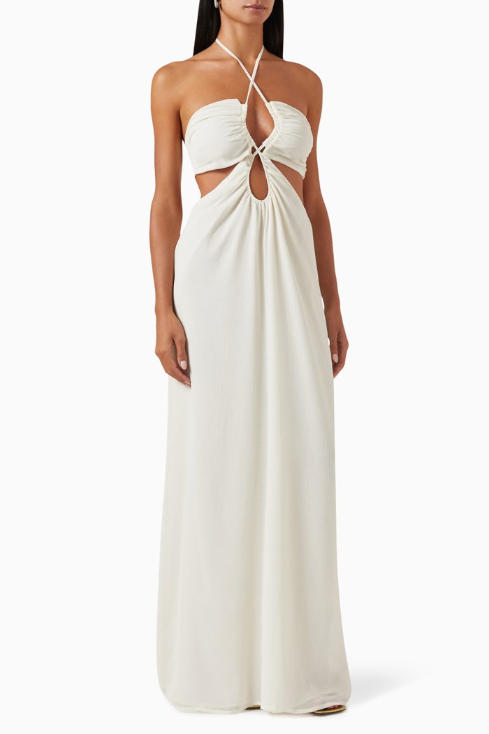 

001 Maxi Dress, Neutral