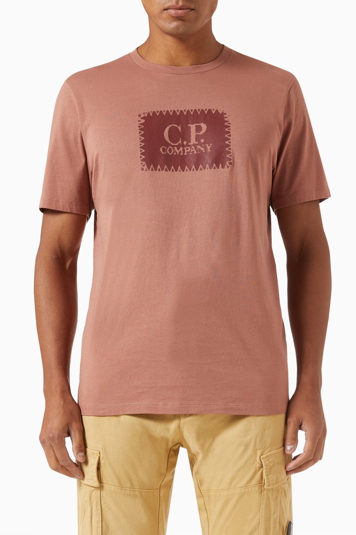 

30/1 Logo T-shirt in Cotton Jersey, Pink