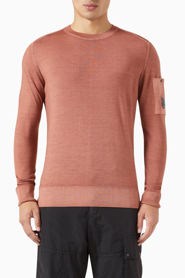 

Sweater in Merino Wool, Pink