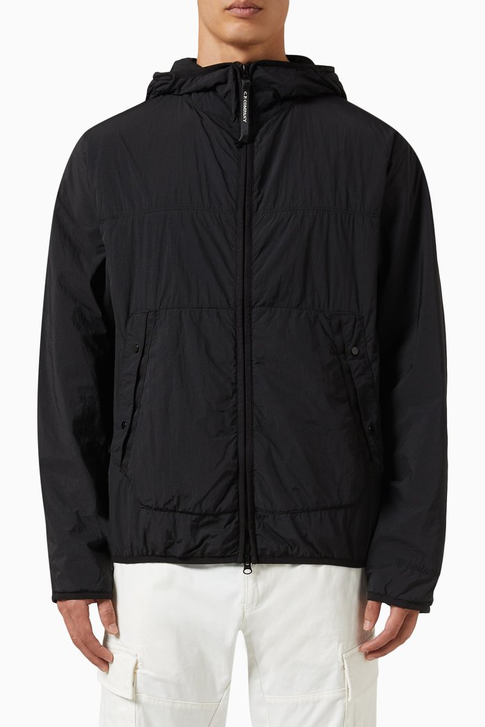 

G.D.P. Goggle Jacket in Nylon, Black
