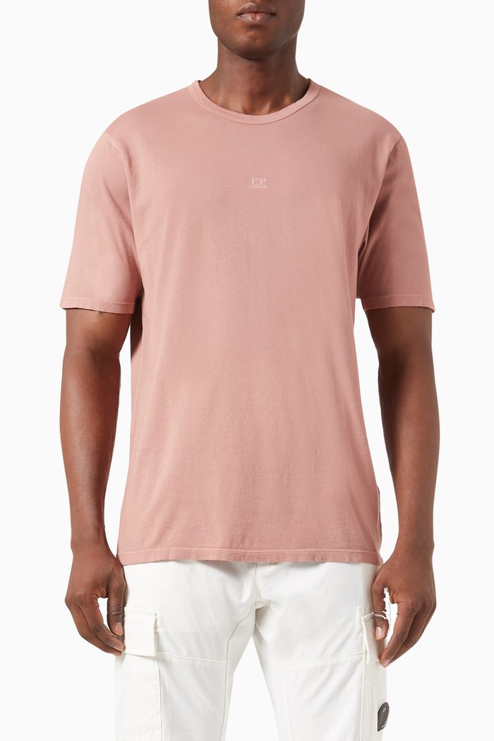 

Relaxed T-shirt in Cotton-jersey, Pink
