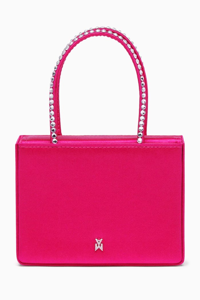 

Superamini Gilda Tote Bag in Satin, Pink