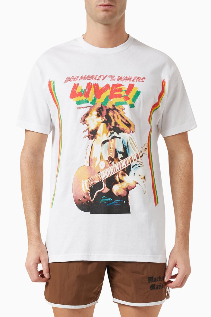 

Bob Marley T-shirt in Cotton, White
