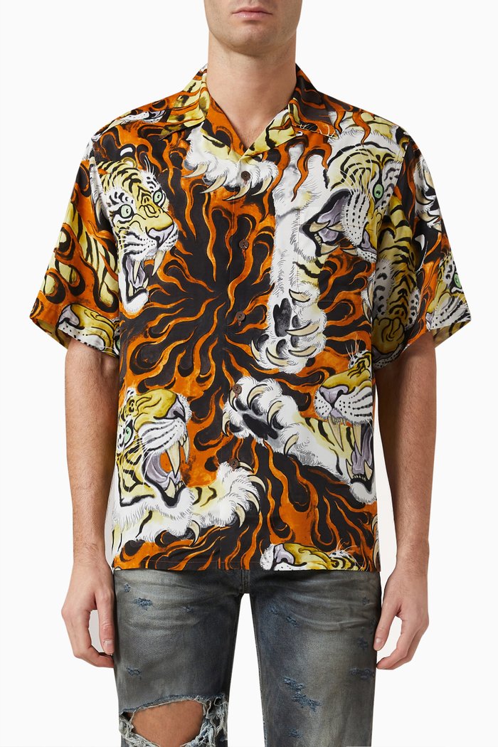 

x Tim Lehi Hawaiian Shirt in Rayon, Multicolour