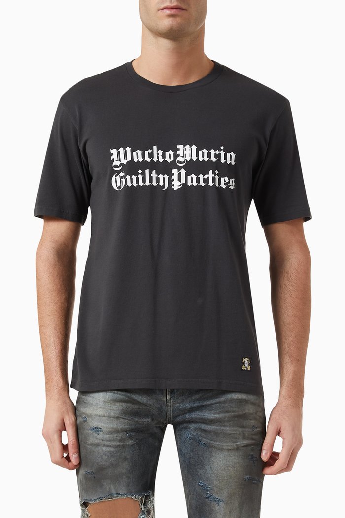 

Standard Crew Neck T-shirt in Cotton, Black