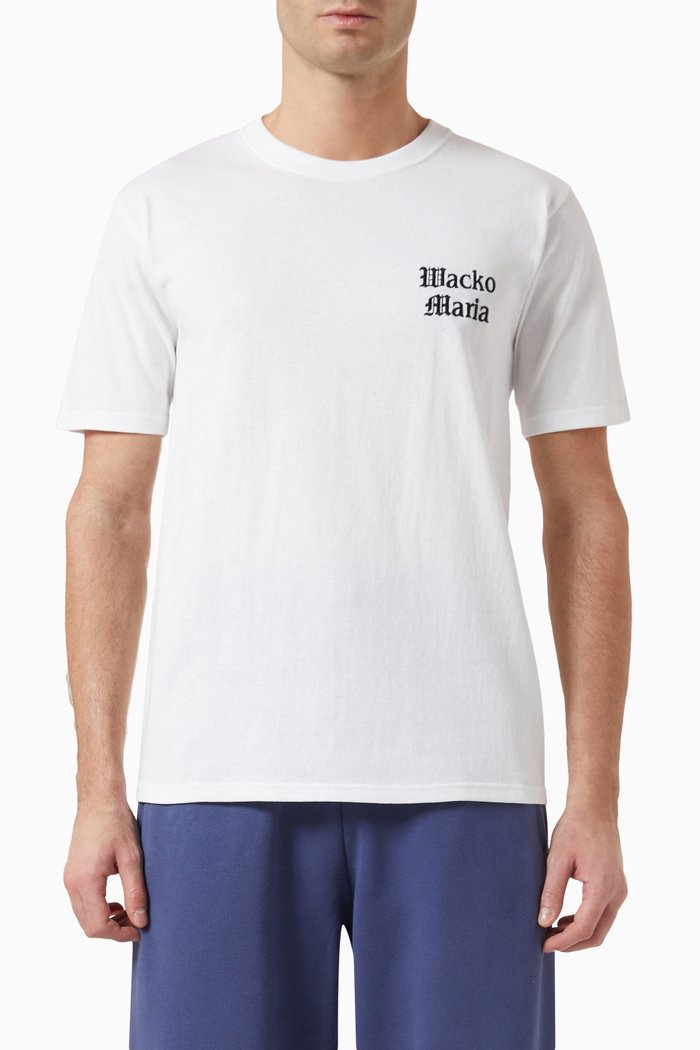 

USA Body T-shirt in Cotton, White