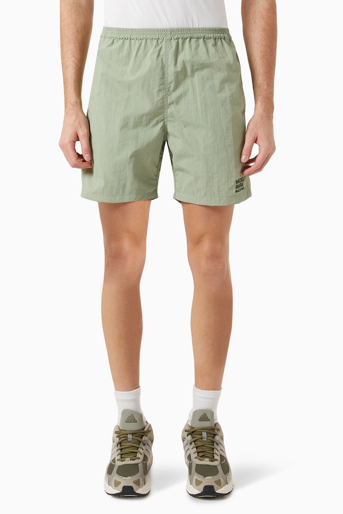 

Logo Board Shorts in Nylon, Neutral