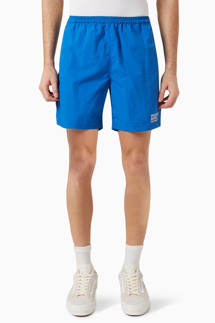 

Logo Board Shorts in Nylon, Blue