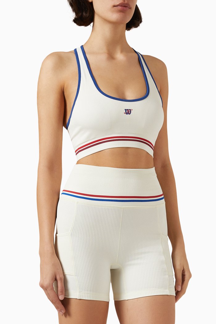 

x Wilson Ace Seamless Bra Top, Neutral