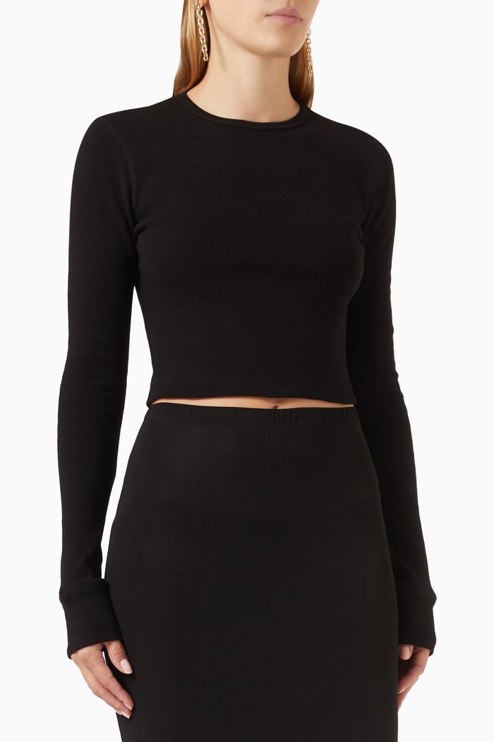 x HB Long-sleeve T-shirt, Black