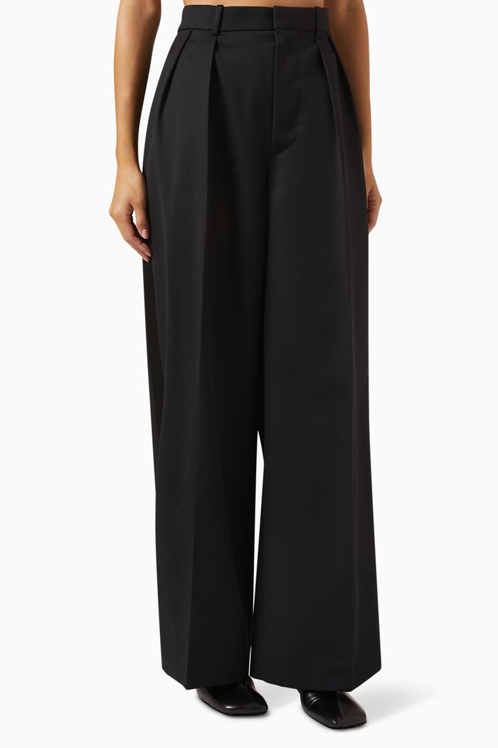

Evening Wide-leg Pants, Black
