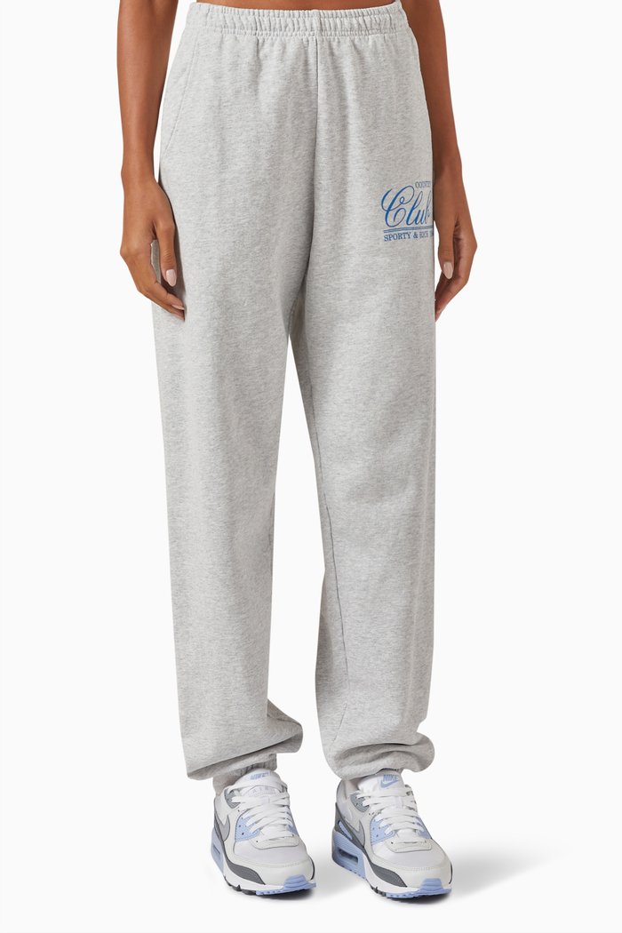 

94 Country Club Sweatpants in Cotton-fleece, Grey