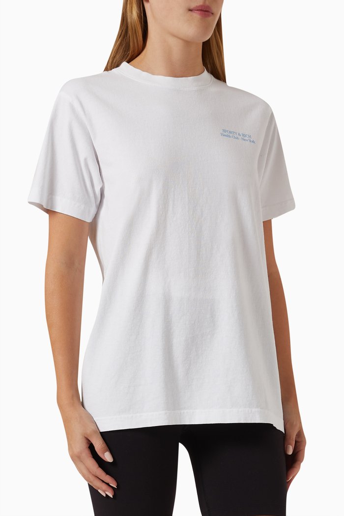 

Drink Water T-shirt in Cotton-jersey, White