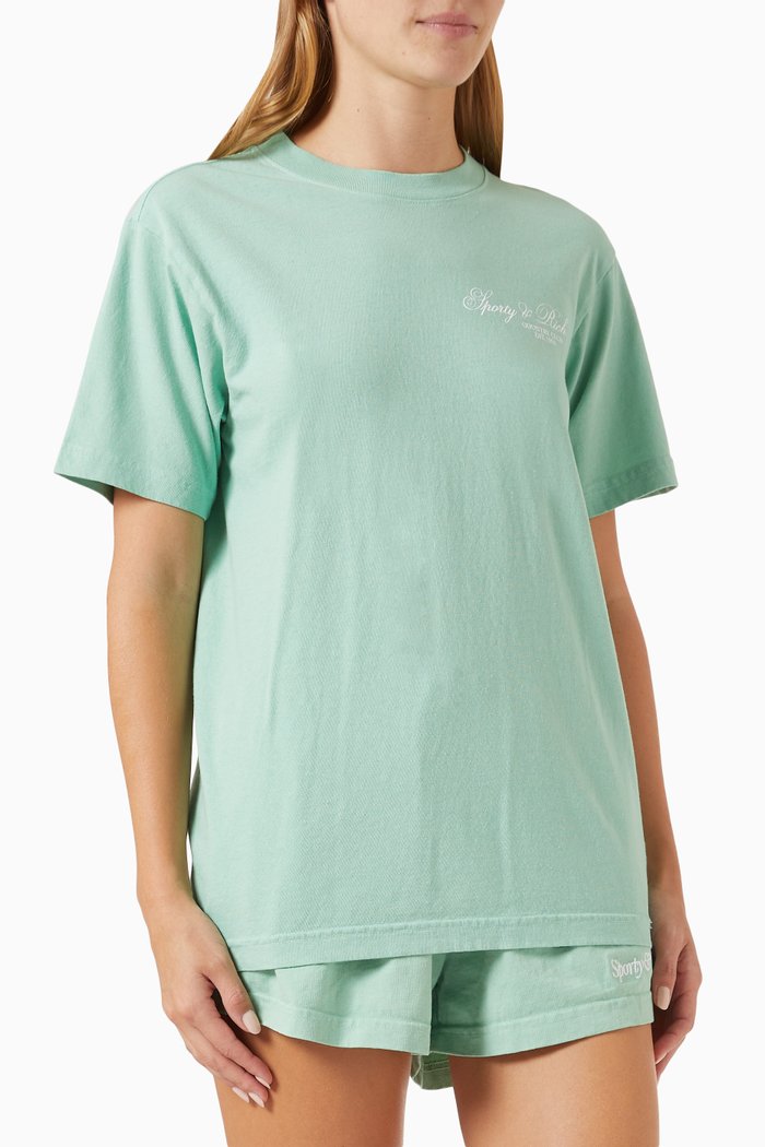

Villa T-shirt in Cotton-jersey, Green