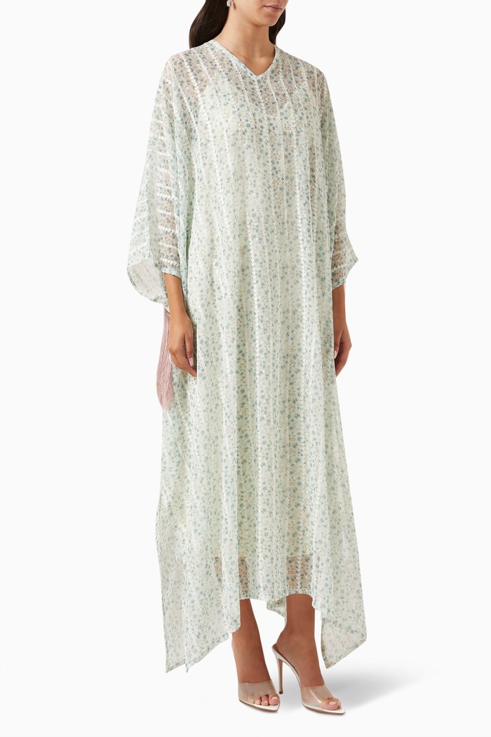 

Fringed Cover Up, Green