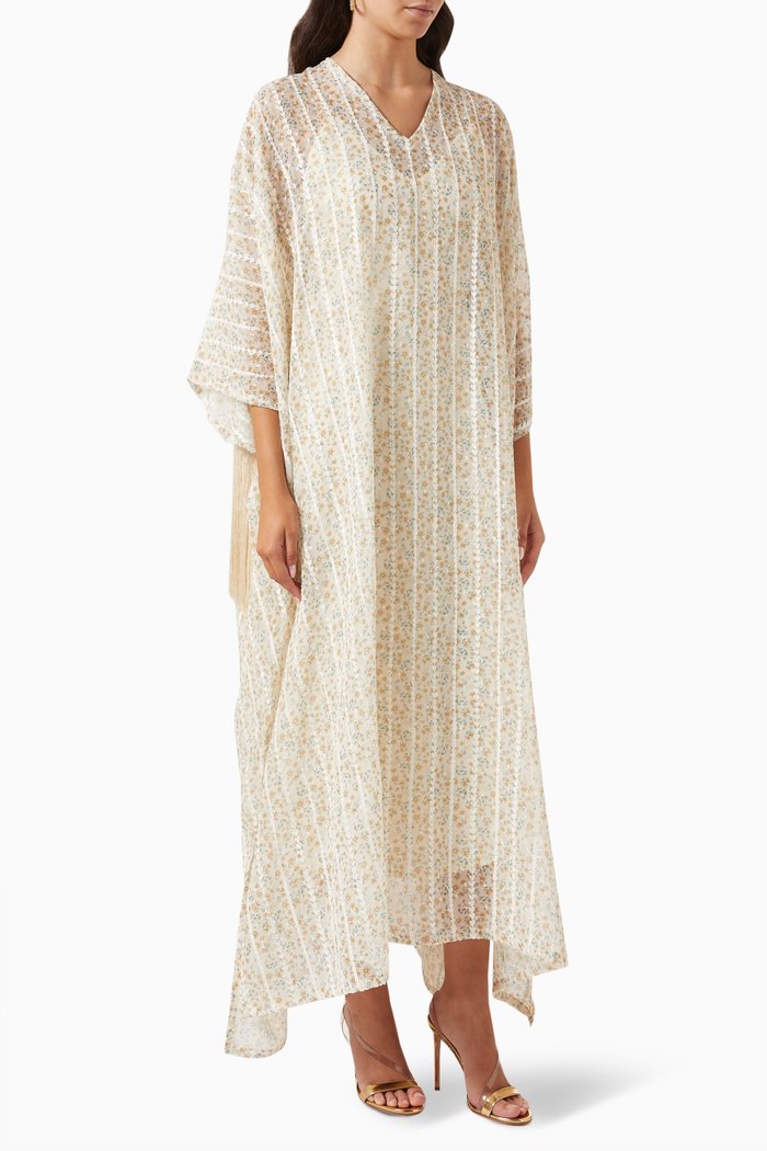

Fringed Cover Up, Neutral