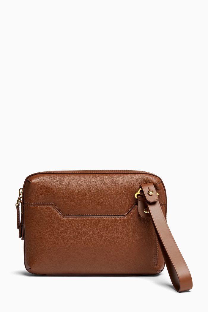 

1893 Harness City Messenger Bag in Leather, Brown